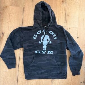 Gold's Gym Black Camouflage Hoodie